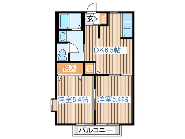 コンフォートＡ館の物件間取画像